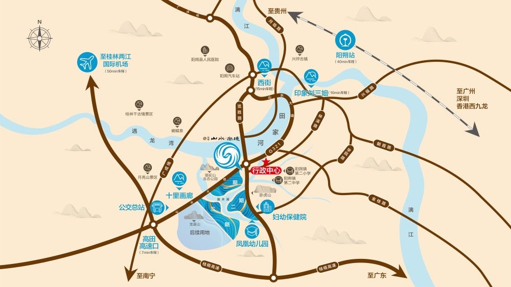 区位图